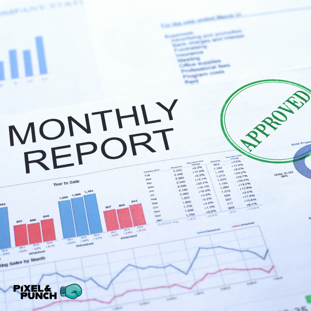 Monthly Analytics & Reporting